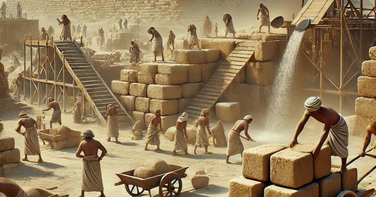How pyramids were made